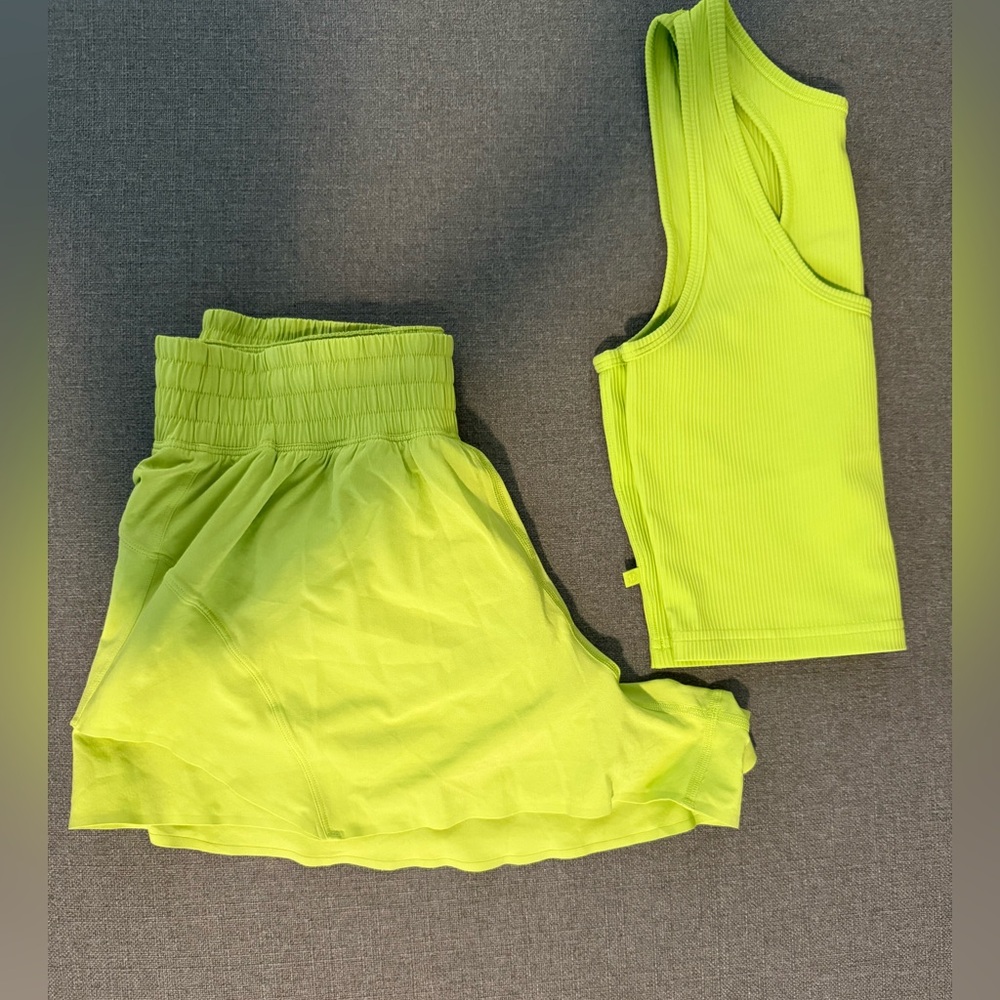 Lululemon Athletica Lime Green Activewear Set - Brand New - Picture 4 of 5